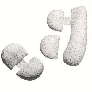 1pc SoftTouch Pregnancy Pillow Multi Functional U-Hug Design Polyester Fiber Material Comfortable Support for Side Sleepers