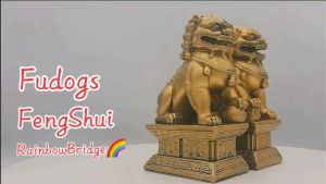 Rainbow Bridge FU DOGS H11cm/H15cm/H17cm Traditional #661