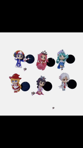 JomParty Anime Figures Cake Topper Game Honor of Kings Figurines Collectible Figura Mini Hiasan Hero Aksi Tema Mainan