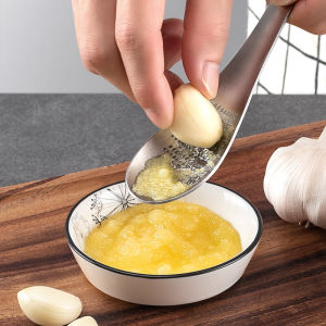 Stainless Steel Ginger Powder Mashed Garlic Grinder Household Manual Ginger Ginger Grinder Ginger Juice Grinding Mud Handy Gadget Tool Ginger Grinder