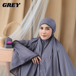 Mukena Traveling Mini Pouch Dewasa Jumbo Parasut Premium | Mukena Travelling Free Sajadah Dan Tasbih