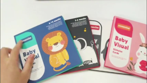 Baby Flash Card 0-36 months Baby Visual Stimulation Card Montessori Flash Card Educational Toys Baby Black White Card