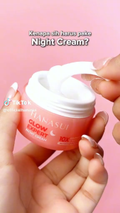Hanasui Glow Expert Day Cream I Night Cream glow expert I New Improved Formula - Gel Cream Ringan No Whitecast Mencerahkan I