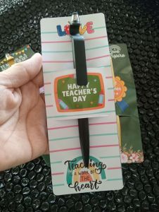 Personalized Gift for Teachers Day 3in1 Stylus Pen with customized paper board