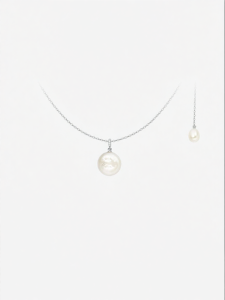 HEFANG Jewelry | Original Stylish Luxurious Pearl Button Necklace