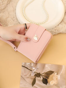 BYUELUN | Cute and Small Compact Wallet with Multiple Card Slots