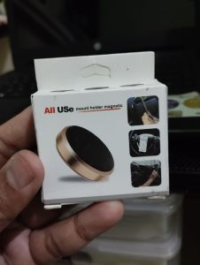 Car Holder Magnet Bulat For All Handphone Magnetik Holder F6 Free PLATE