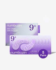 Numbuzin 9+ NAD+ Collagen Under Eye Patches นัมบูซิน อายแพด 5 คู่