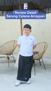 Sarung Celana Anak Motif Polos Ar Rayyan Bahan Toyobo by Little Zizu