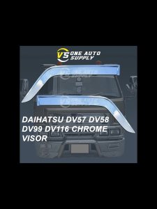 DAIHATSU DV57 DV58 DV99 DV116 CHROME SUN VISOR PELINDUNG MATAHARI PINTU KROM
