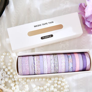 Mr.Paper 20Rolls/Box Vintage Washi Tape Set Decorative Journal Tape for Scrapbooking & DIY Craft Projects