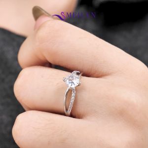 MEILYN Cincin Permata Bulat GG4 Motif Baris Silver 0222230720