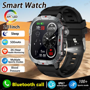 New Men Sports Smart Watch 2.01 Screen Heart Rate Bluetooth Talking Watch GPS Track NFC LED Flashlight Outdoor Sports Smartwatch