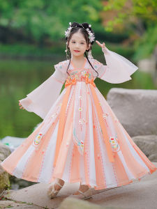 Ethereal Childs Chinese-style Dress Autumn