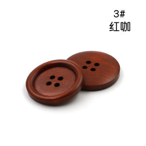 Round Wood Button Shirt Sweater Cardigan Coat Casual Clothing Buttons Kids Baby Clothes Handmade DIY