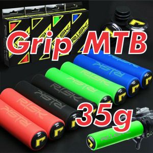 Handle Grip Handle Bar MTB Hand Grip Handlebar Basikal Silicone Gel Grip Cycling Bike RISK Bicycle Grip