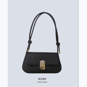 Túi Đeo Chéo Kiểu Pháp Mới 2025 Túi Đeo Vai Đơn Thời Trang Cho Nữ Túi Đeo Chéo Mềm Mại Có Khóa Kéo Hình Chữ Nhật Màu Trơn