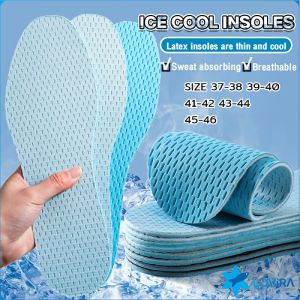 LoviRa Summer Ice Cool Feeling Shoe Pad Deodorant Insoles: Breathable & Soft Comfort Insoles for Men & Women