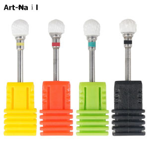 1 Pcs Ceramic Nail Drill Bit 3/32" Rotary Cuticle Clean Burr Bits For Manicure Electric Drill Accessory Nail Beauty Tools