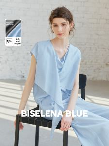 BEIQIANI | Asymmetric Draped Sleeveless Short Two-Piece