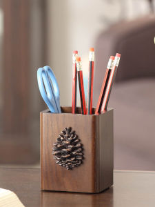 NALANDUOHAO | Retro Wooden Storage Box for Desk Organizer