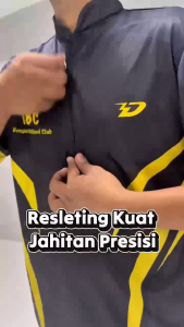 Jersey Kaos Baju Billiard Draxion Dry Fit Adem Nyaman Resleting Kerah Gratis Nama Team Komunitas