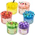 Bộ Đồ Chơi Slime Mềm 300ml/70ml Với Hạt Trái Cây Giòn Tan, Nhũ Lấp Lánh Trong Suốt, Không Dính, Giúp Giảm Căng Thẳng, Đất Sét Nặn Cho Trẻ Em, Quà Tặng Dự Tiệc. 
