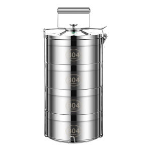 YONGLE | Leak-proof Insulated Stainless Steel Bento Box with Compartments Large Capacity Multi-layer Portable Lunch Box for Office Workers Winter
