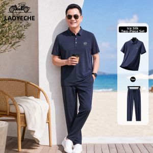 LAOYECHE | Cool Breathable Mens T-Shirt and Pants Set