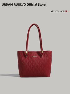 URCDN RDALVO | Bridal Red Handbag with Quilted Design