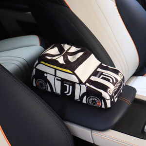 Football Car Tissue Box Car Armrest Box Paper Extraction Box Real Madrid Paris Liverpool Manchester City Macy Car Accessories