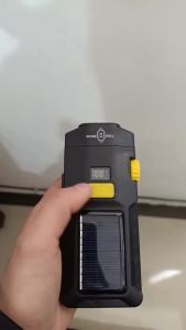 Đèn Trước Xe Đạp Năng Lượng Mặt Trời Có Thể Thu Phóng Sạc Lại Được Đèn Pha Cảnh Báo An Toàn Khi Đi Xe Ban Đêm Với Màn Hình Hiển Thị Pin Kỹ Thuật Số Thiết Bị Xe Đạp