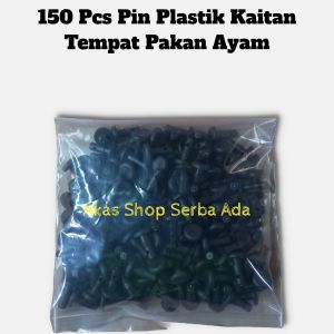 Pin Hitam Kaitan Gantungan Tempat Pakan Ayam Medion isi 150 Pcs Cantolan Kancing