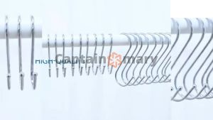 Metal S Hook Stainless Steel Heavy Multifunctional For Wardrobe Bathroom Kitchen Super Load-Bearing