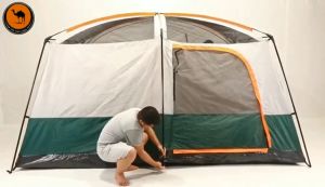 หลีกเลี่ยง 8-10 คน แคมป์ปิ้ง เต็นท์เดินป่า เต็นท์ขนาดใหญ่ เต็นท์ตั้งแคมป์ เต็นท์กันน้ำ PU เต็นท์สำหรับ การดนตรีและการออกกำลังกาย