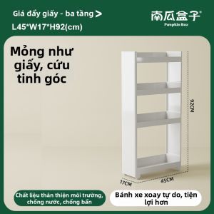 NANGUAHEZI | Kệ Đa Lớp Chống Nước Di Chuyển Cho Khoảng Trống hẹp