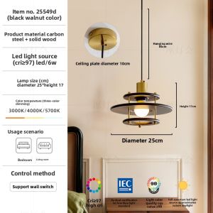 FANCY LAMP CLUB | Vintage Small Modern Bedroom Decorative Chandelier