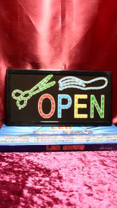 ป้ายไฟ OPEN  ป้ายไฟตัวอักษร ป้ายไฟวิ่ง ป้ายไฟled ป้ายไฟร้าน วัสดุคุณภาพสูง เสียบปรับใช้ได้ทันที่ ประหยัดไฟ