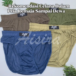 MOU- 12pcs 6pc 3pc Celana Dalam Pria Dewasa Lusinan murah Bahan Katu / CD Cowok Remaja Sampai Dewasa