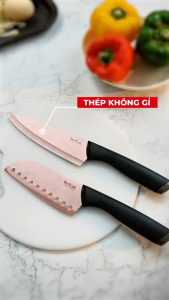 Bộ dao làm bếp 4 món Tefal Comfort K221S475 - 9cm / 12cm / 15cm / 20cm