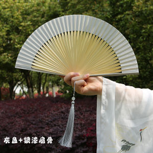 Quạt Lụa Nhiều Màu Thay Đổi Quạt Lụa Trơn Quạt Trống Trang Phục Ngày Mai Quạt Cầm Tay Quạt Thủ Công Tranh Vẽ Bằng Tay Quạt Hình Chữ Nhật