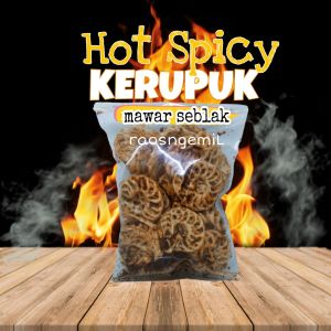 KERUPUK SEBLAK KERING PEDAS DAUN JERUK kerupukseblak#kerupukmawar