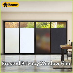 Frosted Window Stickers Privacy Window Film Anti-UV Heat Control Glass Stickers Door Static Film for Home Office