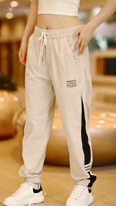 Quần Jogger thể thao nữ chất thun cotton co dãn dày dặn