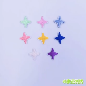 005 Diamond DIY Embroidery Patches Sticker/ Ironing For Clothes Bags IPAD Phone Notebooks Stickers Self-adhesive fabric Sewing Haberdashery