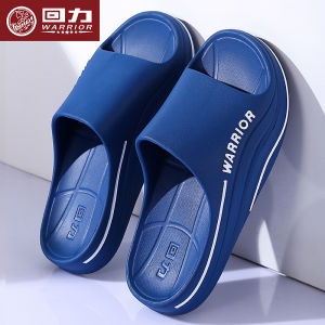 Warrior Slippers Men Summer 2024 New Arrival Deodorant and Non-Slip Abrasion Resistant Thick Sole Outdoor Wear Home Use Household Indoor