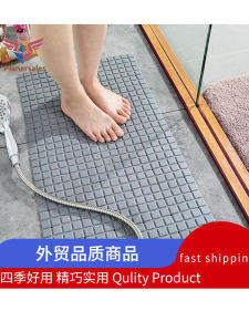 Bathroom Non-Slip Floor Mat Eco-friendly Suction Foot Pad Grey White Colorful Home Personal Care Bathroom Mat Non-Slip Pad