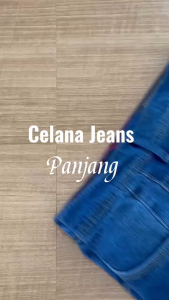 Leqo Jeans Celana Panjang - Denim Non stretch Kualitas Premium BLUE