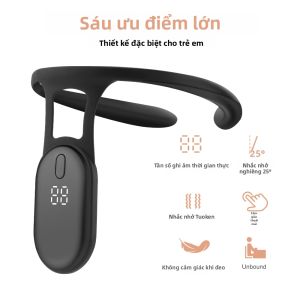 Dụng Cụ Chỉnh Sửa Tư Thế Thông Minh Có Nhắc Nhở Bằng Rung Cho Người Lớn Và Trẻ Em Thiết Bị Tập Luyện Lưng Chống Gù Lưng Bảo Vệ Mắt Có Thể Sạc Lại