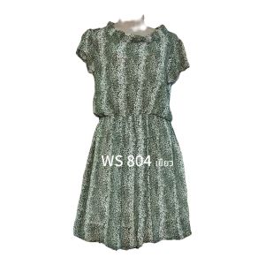 (สินค้า Early Bird ลด 50%) ชุดเดรส WCR ผ้าชีฟอง Freesize ใส่สบาย (WS 804) โปรเปิดร้าน ราคาพิเศษ จำนวนจำกัด